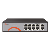 سوئیچ شبکه POE برند مکسرون مدل MSW-3008FPC-2FL-120I
